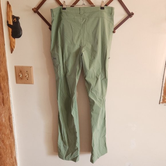 Eddie Bauer Ascension Hiking Pant Stretch Green 12 Tall - Picture 10 of 10